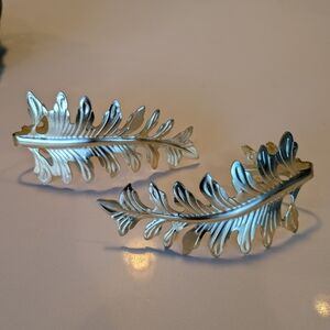 Elegant Gold Leaf Decorative Curtain Tie Backs Vintage Inspired